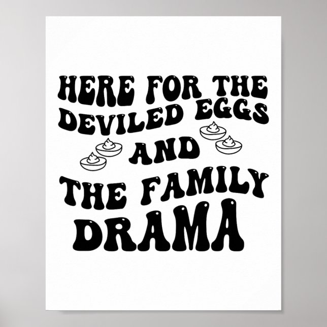 Här för de skadade äggen och familjedrama poster (Framsidan)