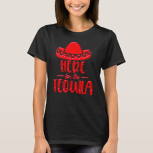 Här för den klarröda fiesta-tequilan t shirt