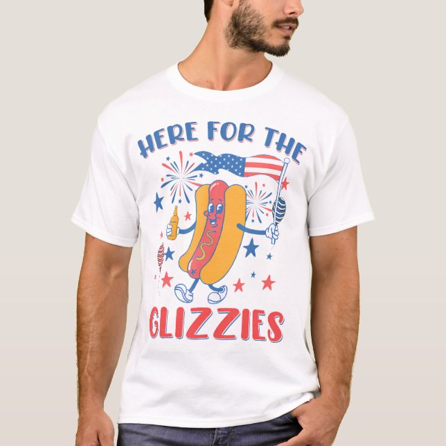 Här för Glizzies 4:e juli-slynt-Hetten T Shirt (Framsida)