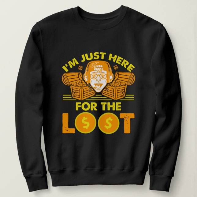 Här för Loot - Speldesign T Shirt (Design framsida)