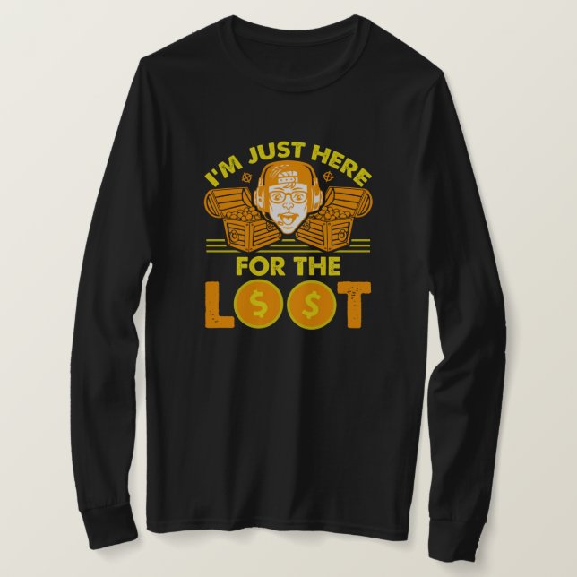 Här för Loot - Speldesign T Shirt (Design framsida)