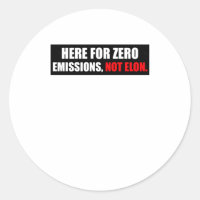 Här För Noll Utsläpp Inte Elon Anti Elon Krockskyd
