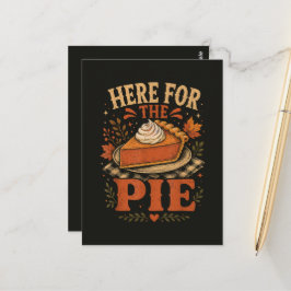 Här för pajen Pumpapaj Thanksgiving Vykort