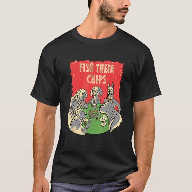 Här för Pot Casino Poker-spel för spelkort T Shirt (Framsida)