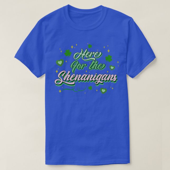 Här för Shenanigans St patricks day Shamrock T Shirt (Design framsida)