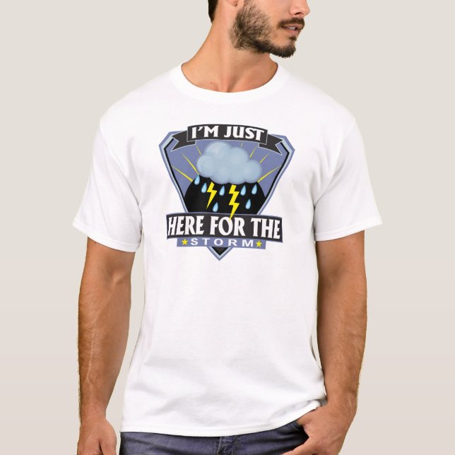 Här för stormen t-shirt (Framsida)