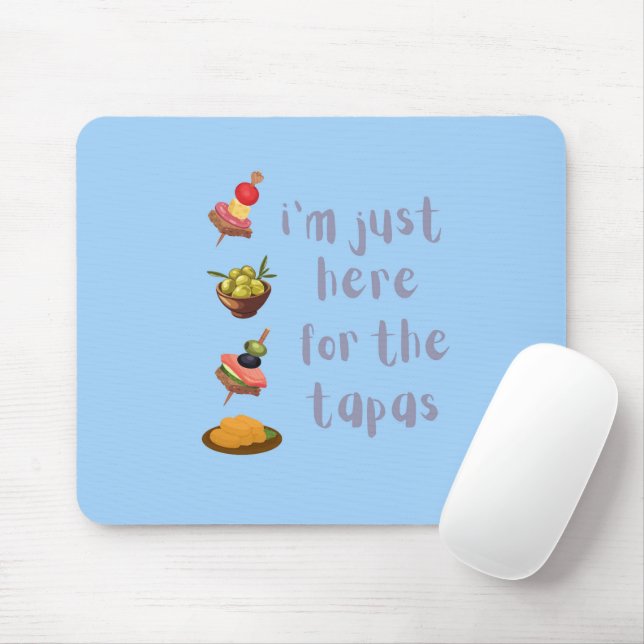 Här för tapas musmatta (Med mus)
