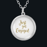 Har för vit och Guld skript just Engelsk Silverpläterat Halsband<br><div class="desc">.</div>