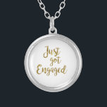 Har för vit och Guld skript just Engelsk Silverpläterat Halsband<br><div class="desc">.</div>