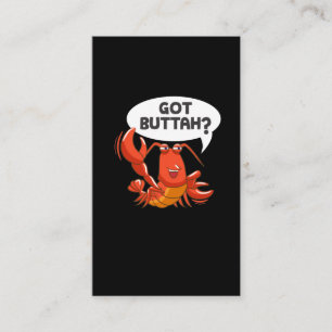 Har från Lobster Sea Food Älskare Visitkort