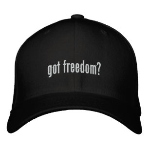 Har Freedom? Embroierat Hat Broderad Keps