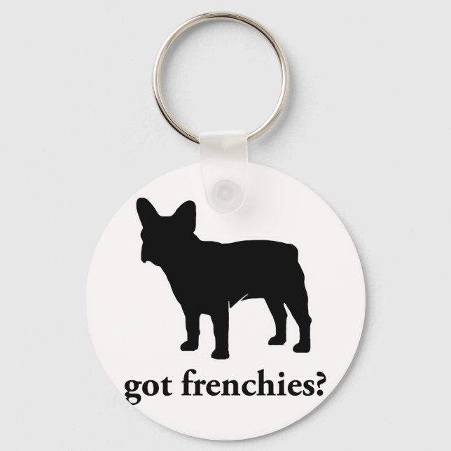 har frenchies? nyckelring (Framsida)