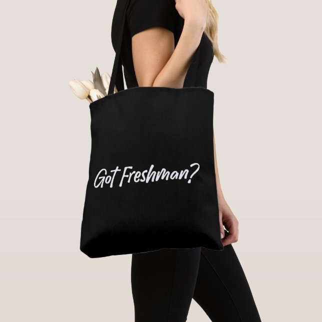Har Freshman - Funny Klass Studenter Freshman Tygkasse (Närbild)