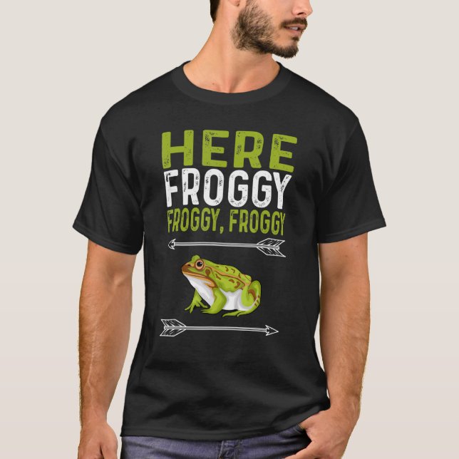 HÄR FROGGY FROGGY FROGGY Frog Catch 1 T Shirt (Framsida)