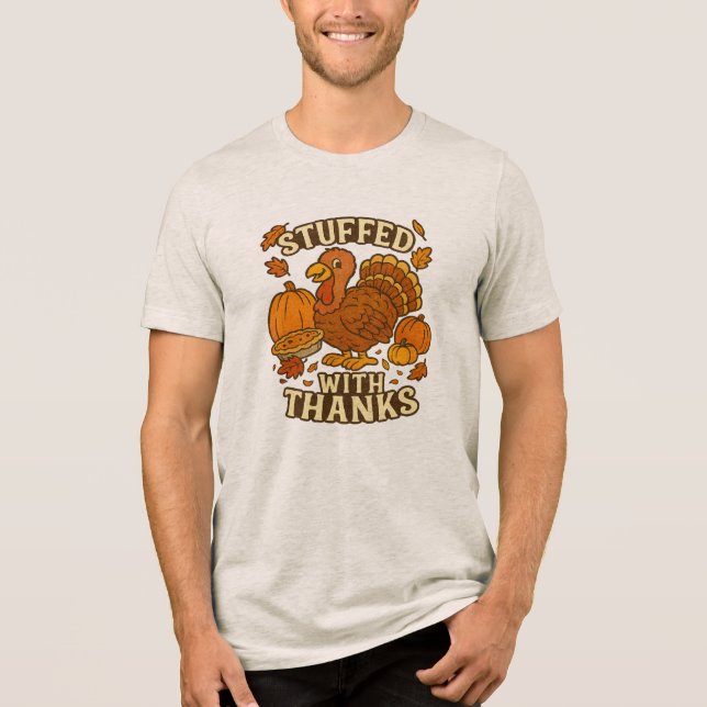 Har full Thanksgiving T Shirt (Framsida)