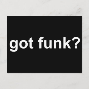 Har Funk Black Vykort