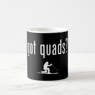 Har fyrhjulingar telemarksskidåkning kaffemugg