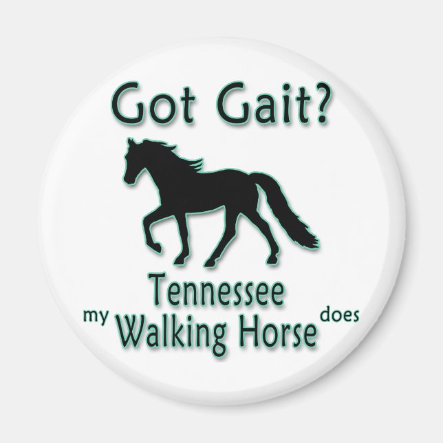 Har Gait? Min Tennessee Walking Horse Do Magnet (Framsidan)