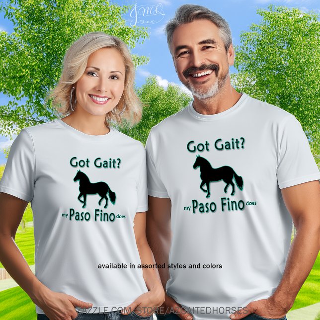 Har Gait Paso Fino Horse Graphic Tee (Got Gait? Paso Fino horse silhouette graphic tee 🐎)