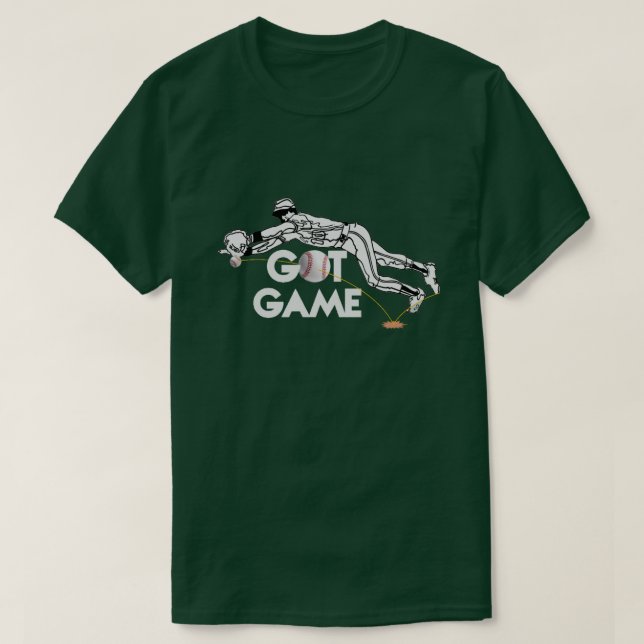 Har Game Baseball T-Shirt (Design framsida)