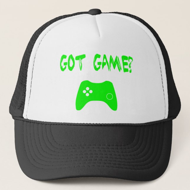 Har Game? Funny Gamer Hat Keps (Framsida)