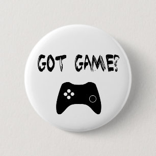 Har Game? Funny Gamer-knapp Knapp