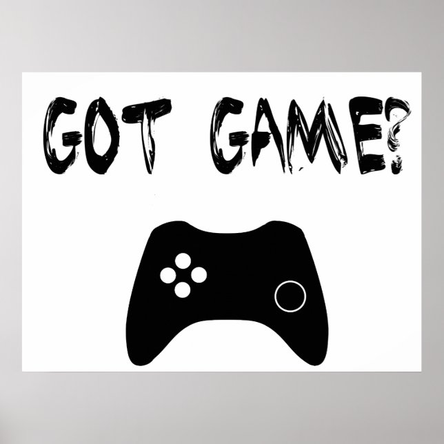 Har Game? Funny Gamer Poster (Framsidan)