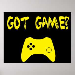 Har Game? Funny Gamer Poster