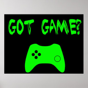 Har Game? Funny Gamer Poster