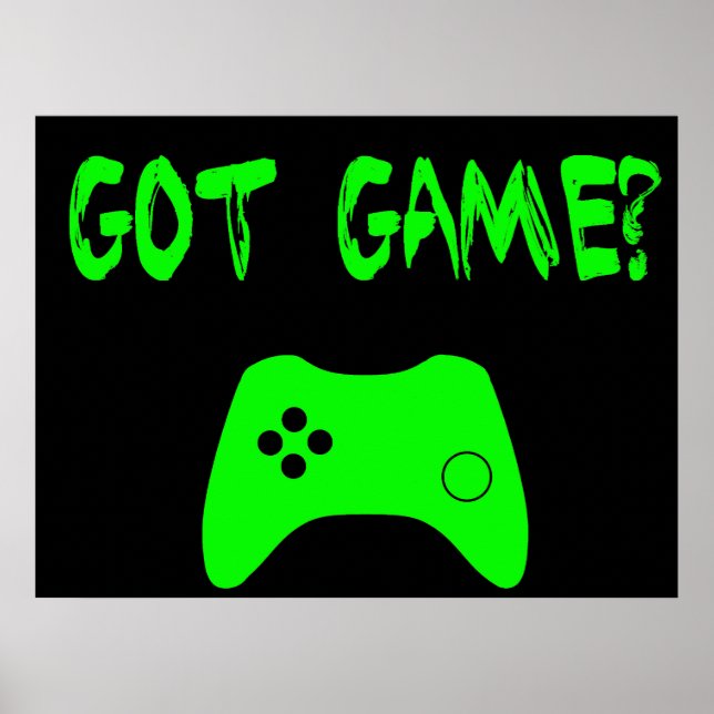 Har Game? Funny Gamer Poster (Framsidan)