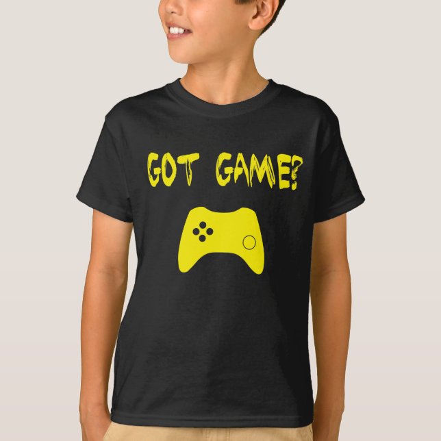 Har Game? Funny Gamer Tee Shirt (Framsida)