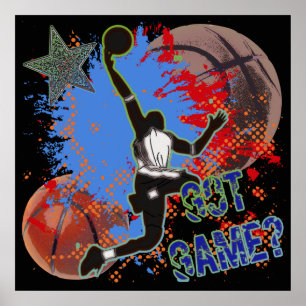 HAR GAME - POSTER BASKETBALL