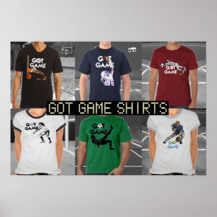 Har Game T-Shirt Poster