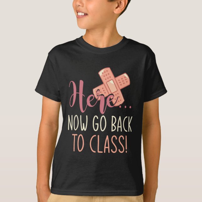 Här går du tillbaka till Roligt- och sjuksköterske T Shirt (Framsida)