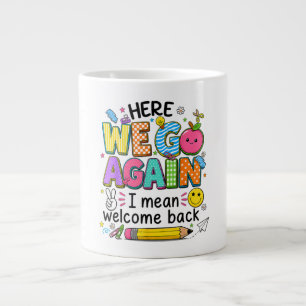 Här går vi igen, jag menar välkommen tillbaka jumbo mugg