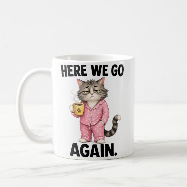 Här går vi igen kaffemugg (Vänster)