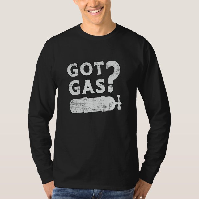 Har Gas Dyka Diver Ocean Deep Sea Funny T Shirt (Framsida)