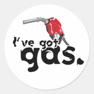 Har Gas Runt Klistermärke