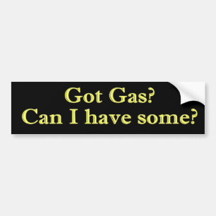 Har gasar? Kan jag ha något? Bildekal