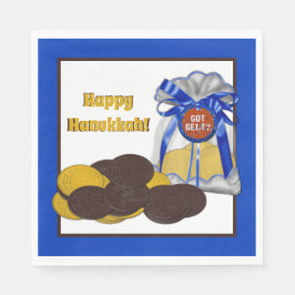 Har-Gelt-Chocolate-Coin-Grouping-Blue- Pappersservett