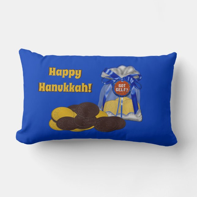 Har-Gelt-Chocolate-Coin-Grouping-Rand-2- Lumbarkudde (Framsida)