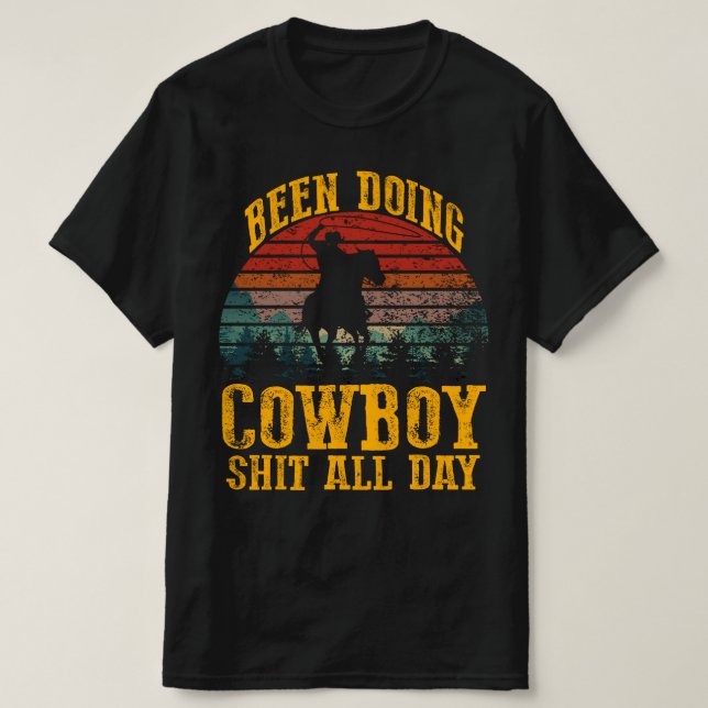 har gjort cowboyjobb t shirt (Design framsida)