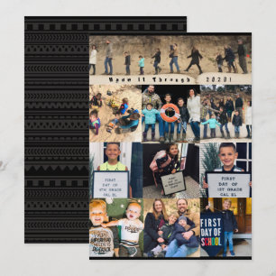 Har gjort det till Thru Family Photo Gott nytt år Inbjudningar