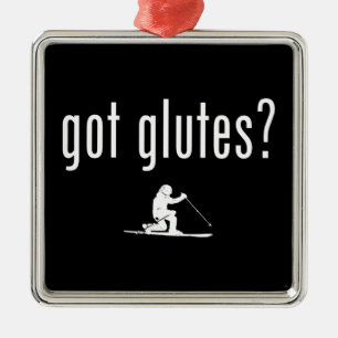 Har Glutes Telemark Skiing Julgransprydnad Metall