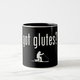 Har Glutes Telemark Skiing Två-Tonad Mugg