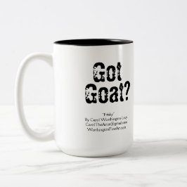 Har Goat? Mugg med "Frisky"-barn
