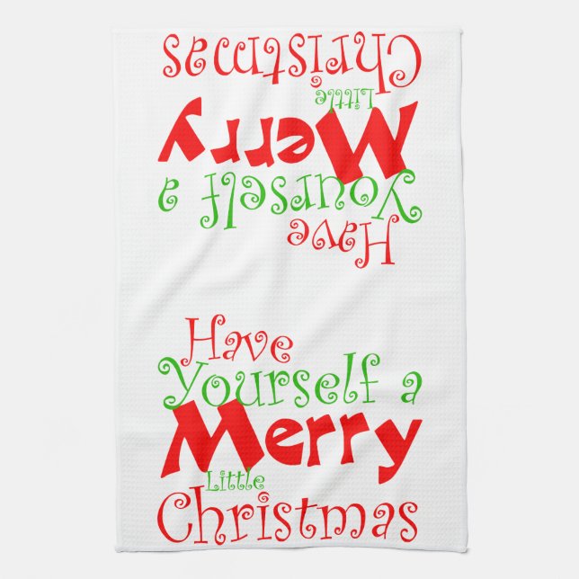 Har God jul Helgdag Kökshandduk (Vertikal)