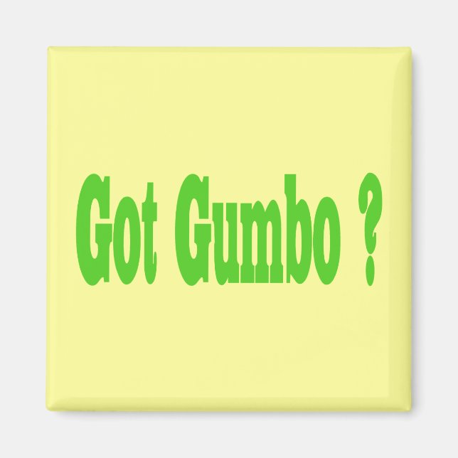 Har Gumbo? Magnet (Framsidan)