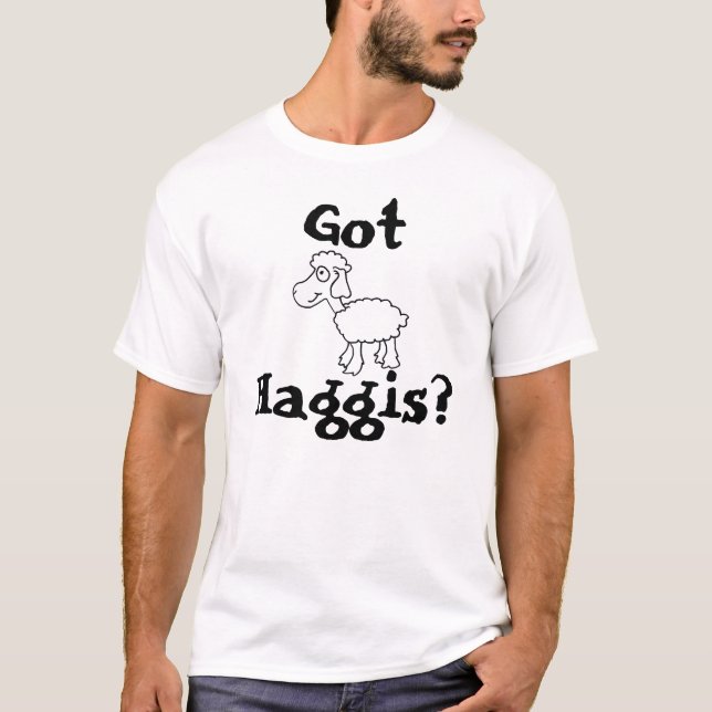 Har Haggis? Tee Shirt (Framsida)