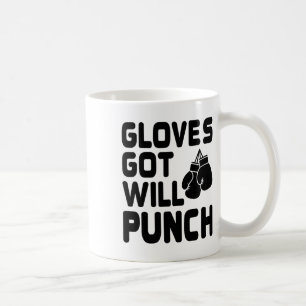 Har handskar Slår Boxer Sports Strength Gym vid Kaffemugg